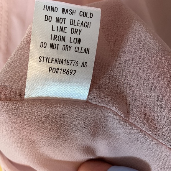 Altar’d State pink faux wrap maxi dress, S, NWT - Picture 8 of 9